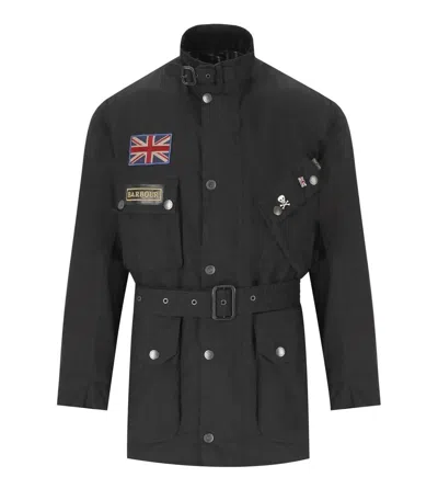 Barbour International Steve Mcqueen 60 Th Anniversary Wax Black Jacket