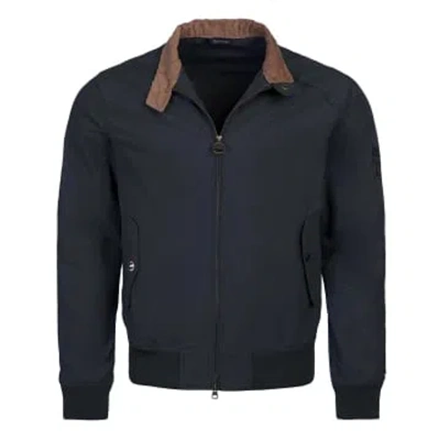 Barbour International Rectifier Bomber Jacket In Blue