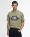 Barbour International Stonebridge Mens T-shirt In Green