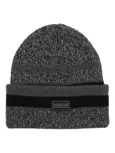 Barbour International Striped-pattern Scarve Set (set Of Two) In Gray