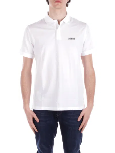 Barbour International T-shirts And Polos White In Bianco Bianco