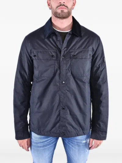 Barbour International Tourer Waxed-cotton Jacket In Black
