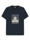 Shop Barbour International Track Graphic T-shirt In Blue