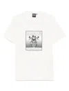 Barbour International Track Graphic T-shirt In White
