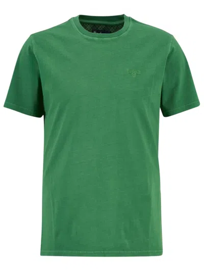 Barbour International T-shirt Man  - Washed Tartan T-shirt - Green