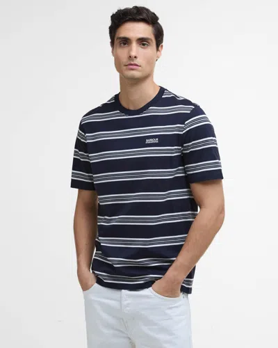 Barbour International Upham Mens Striped T-shirt In Blue