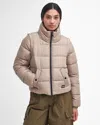 Barbour International Webber Womens Puffer Jacket In Neutral