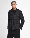 Barbour International Ariel Polarquilt Button Fastening Jacket In Black