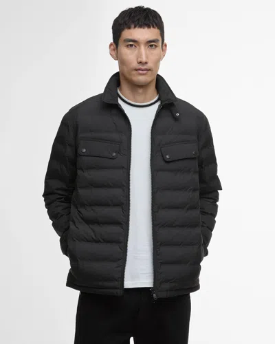 Barbour International Welded Ariel Mens Quilted Jacket In Black