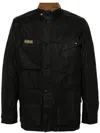 Barbour International Westross Mens Wax Jacket In Schwarz
