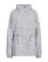 Barbour International Woman Jacket Light Grey Size 10 Polyester In Grey