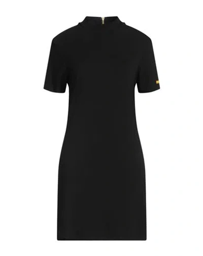 Barbour International Woman Mini Dress Black Size 10 Viscose, Elastane
