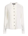 Barbour International Woman Shirt Ivory Size 10 Viscose In White