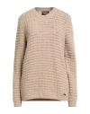 Barbour International Woman Sweater Beige Size 10 Merino Wool, Viscose, Polyamide, Cashmere In Neutral