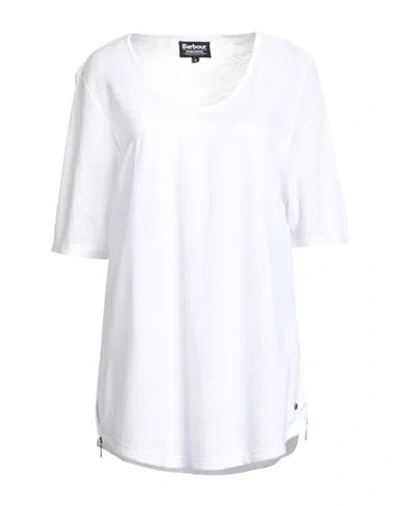 Barbour International Woman Sweater White Size 12 Polyester