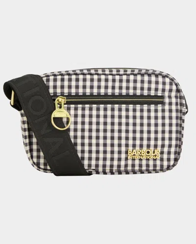 Barbour International Womens Faux Fur Crossbody Bag In Multi