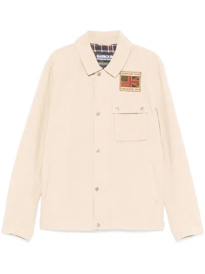 Barbour International Workers Casual Jacket In Neutrals