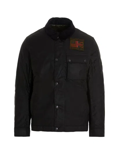 Barbour International Workers Wax Black Jacket