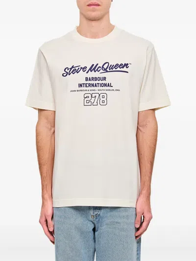 Barbour International X Steve Mcqueen Colman T-shirt In Neutral