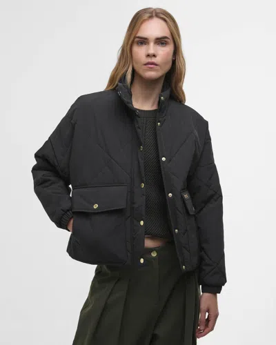 Barbour International Zola Womens Quilted Jacket In Multi