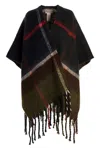 Barbour Isla Boucle Serape Cape In Multi