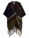 Barbour Isla Boucle Serape Cape In Multicolor