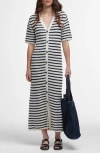 Barbour Isla Breton Stripe Cotton Maxi Dress In Multi Stripe