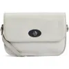Barbour Isla Leather Crossbody Bag In Light Sand