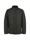 Barbour Button-up Quilted Jacket In Green
