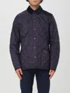Barbour Liddesdale Quilted Men's Jacket In Navy Blue Nylon In Blau