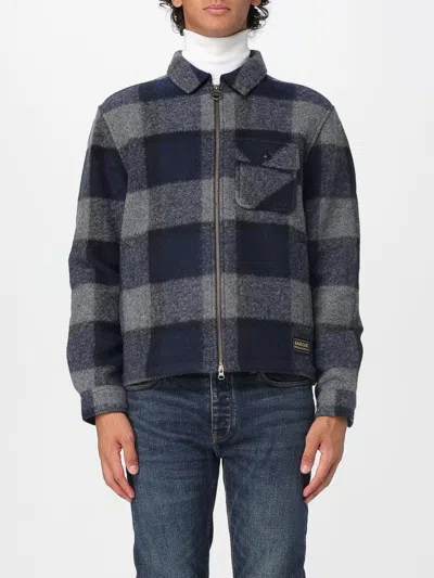 BARBOUR JACKET BARBOUR MEN COLOR BLUE,H33380009