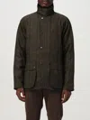 Barbour Bedale Check Wool Jacket In Brown