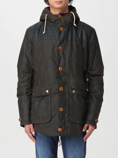 Barbour Jacket  Men Color Green In Brown