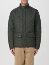 Barbour Button-up Quilted Jacket In Grün