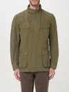 Barbour Summer Wash Duke Lightweight Jacket In Military