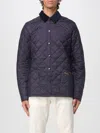 Barbour Liddesdale Quilted Men's Jacket In Navy Blue Nylon In Blue