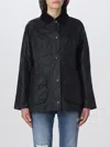 Barbour Beadnell Lightweight Waxed Cotton Jacket In Blue