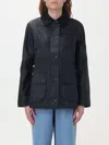 Barbour Jacket  Woman In Blue