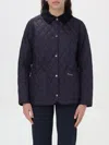 Barbour Annandale Cotton Quilted Jacket In Blue