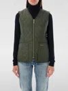 Barbour Logo Embroidered Reversible Gilet In Grün