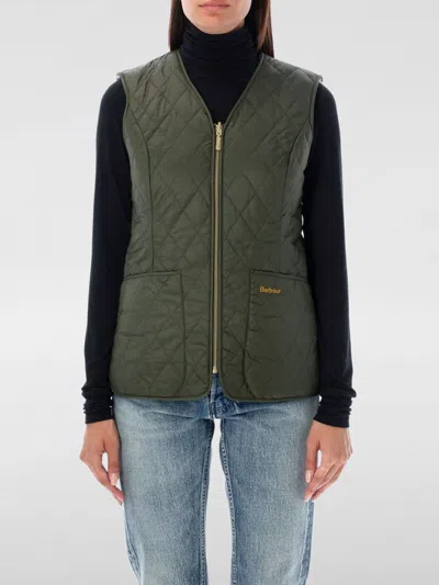 BARBOUR WAISTCOAT BARBOUR WOMAN COLOR GREEN,F88182012