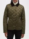 Barbour Quilted Long-sleeved Casual Jacket In Green
