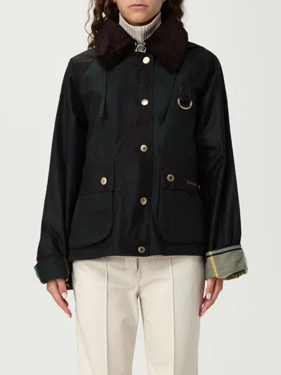 Barbour Jacket  Woman Color Sage In Black