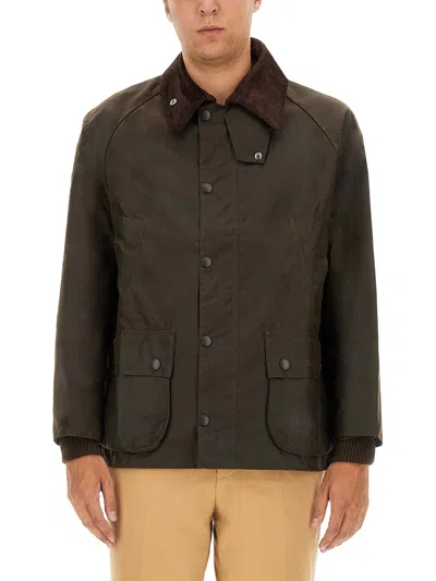 Barbour Classic Bedale Wax Jacket Aw25 Wax Cot Outw In Green