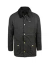 Barbour Jacket Collar Corduroy Slit Pockets In Black