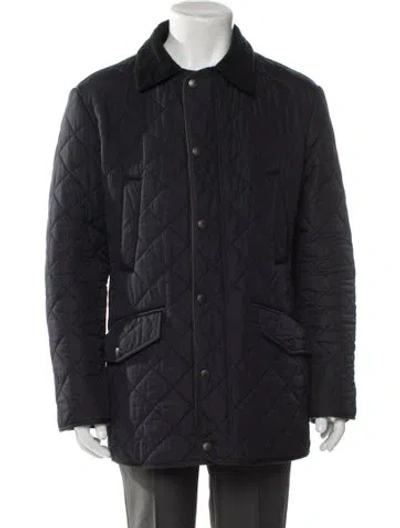 Pre-owned Barbour Jacket In Blue
