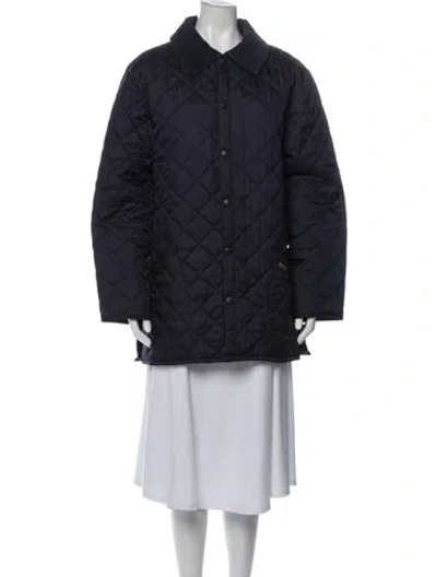 Pre-owned Barbour Jacket In Blue