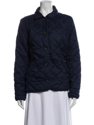 Pre-owned Barbour Jacket In Blue