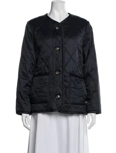 Pre-owned Barbour Jacket In Blue
