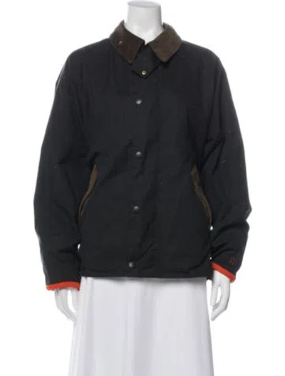 Pre-owned Barbour Jacket In Blue